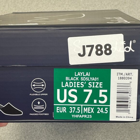 NEW Splendid Laylai Women's US 7.5 Black Block Heel Mules - Picture 7 of 7